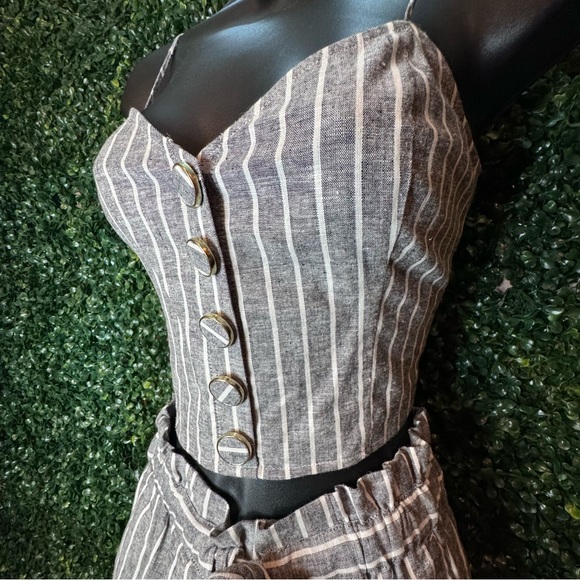 NWT‎ Express Matching Tank & Shorts/ Gray & White / XS/S - Picture 12 of 13